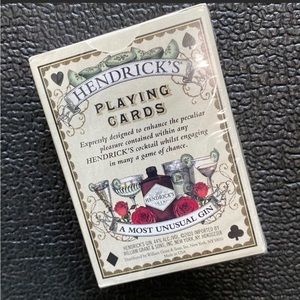 Brand new Hendricks gin playing cards